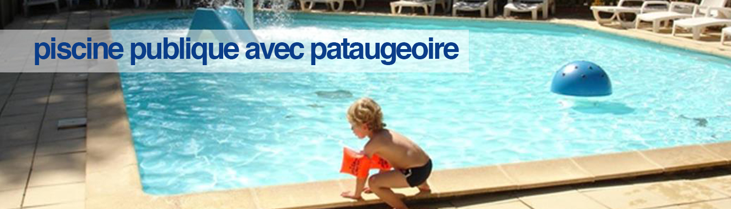 Piscine publique avec pataugeoire